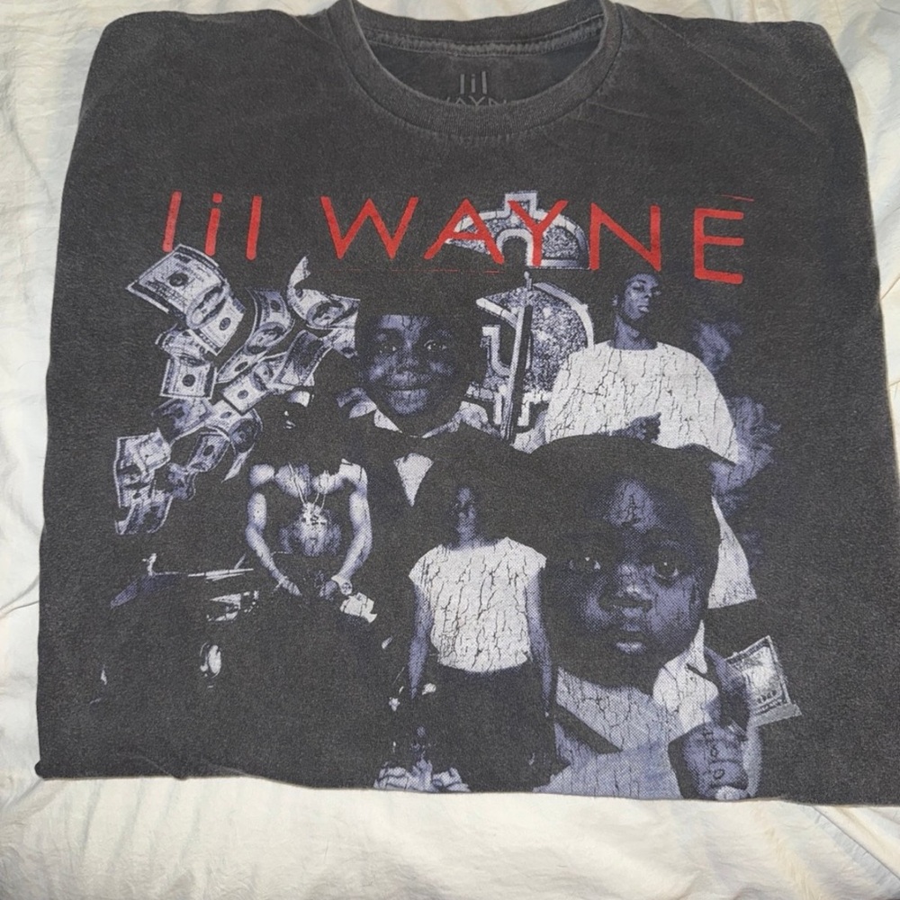 Bravado Gray Lil Wayne Graphic Tee